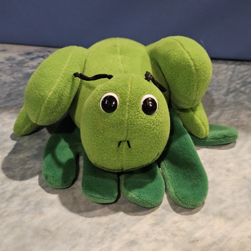 Petting Zoo Dragonfly Plush & Green Bug Finger Puppet Bundle Stuffed Animal Lot - Picture 9 of 14